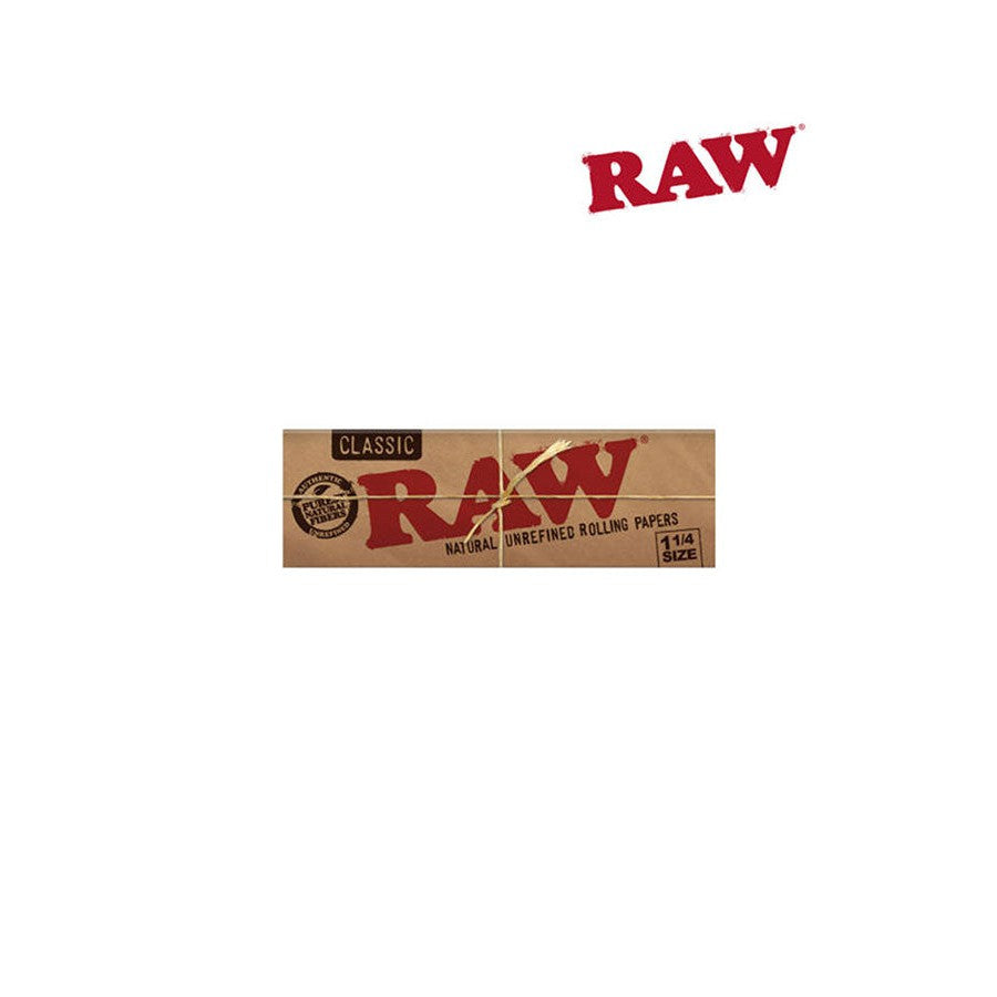 Raw 1 1/4 Organic Natural Unrefined Rolling Papers Dry Herb Accessories Vancouver Toronto Calgary Richmond Montreal Kingsway Winnipeg Quebec Coquitlam Canada Canadian Vapes Shop Free Shipping E-Juice Mods Nic Salt