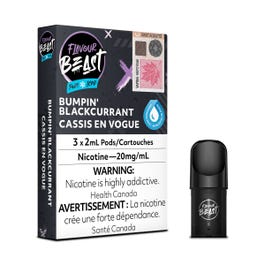 [Vape Pods] Flavour Beast - Bumpin' Blackcurrant Iced (3pk) Vape Pods