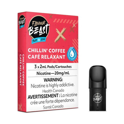 [Vape Pods] Flavour Beast - Chillin' Coffee Iced (3pk) Vape Pods