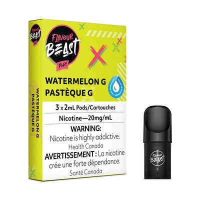 [Vape Pods] Flavour Beast - Watermelon G (3pk) Vape Pods