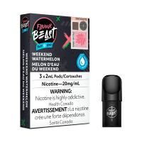 [Vape Pods] Flavour Beast - Weekend Watermelon Iced (3pk) Vape Pods