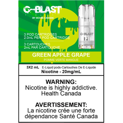 [Vape Pods] G-Blast - Green Apple Grape (3pk)