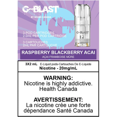 [Vape Pods] G-Blast - Raspberry Blackberry Acai (3pk)