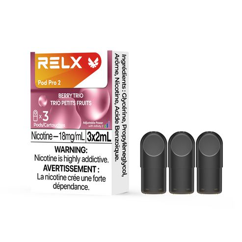 [Vape Pods] RELX Infinity Pro - Berry Trio (3pk) Vape Pods Vancouver Toronto Calgary Richmond Montreal Kingsway Winnipeg Quebec Coquitlam Canada Canadian Vapes Shop Free Shipping E-Juice Mods Nic Salt