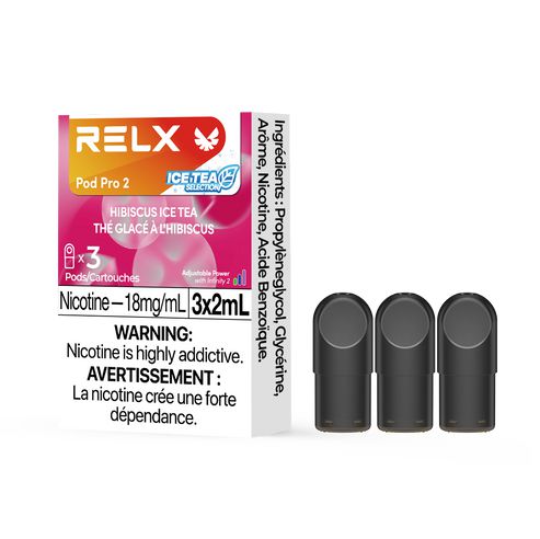 [Vape Pods] RELX Infinity Pro - Hibiscus Ice Tea (3pk) Vape Pods Vancouver Toronto Calgary Richmond Montreal Kingsway Winnipeg Quebec Coquitlam Canada Canadian Vapes Shop Free Shipping E-Juice Mods Nic Salt