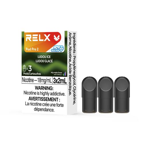 [Vape Pods] RELX Infinity Pro - Ludou Ice (3pk) Vape Pods Vancouver Toronto Calgary Richmond Montreal Kingsway Winnipeg Quebec Coquitlam Canada Canadian Vapes Shop Free Shipping E-Juice Mods Nic Salt