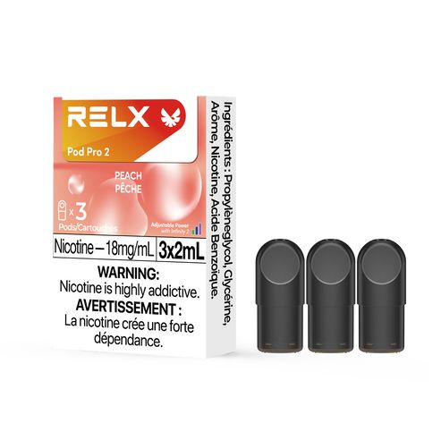 [Vape Pods] RELX Infinity Pro - Peach Ice (3pk) Vape Pods Vancouver Toronto Calgary Richmond Montreal Kingsway Winnipeg Quebec Coquitlam Canada Canadian Vapes Shop Free Shipping E-Juice Mods Nic Salt