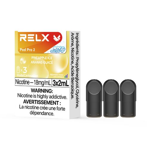 [Vape Pods] RELX Infinity Pro - Pineapple Ice (3pk) Vape Pods Vancouver Toronto Calgary Richmond Montreal Kingsway Winnipeg Quebec Coquitlam Canada Canadian Vapes Shop Free Shipping E-Juice Mods Nic Salt