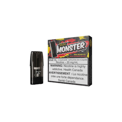 [Vape Pods] STLTH Monster - Fruit Splash Ice (2pk) Vape Pods