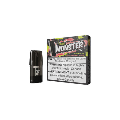 [Vape Pods] STLTH Monster - Lush Aloe Ice (2pk) Vape Pods