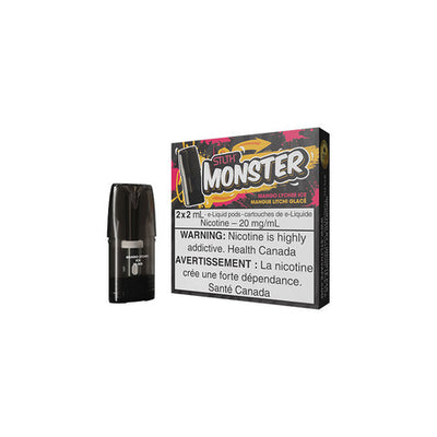 [Vape Pods] STLTH Monster - Mango Lychee Ice (2pk) Vape Pods