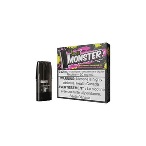 [Vape Pods] STLTH Monster - Raspberry Lemon Lime Ice (2pk) Vape Pods