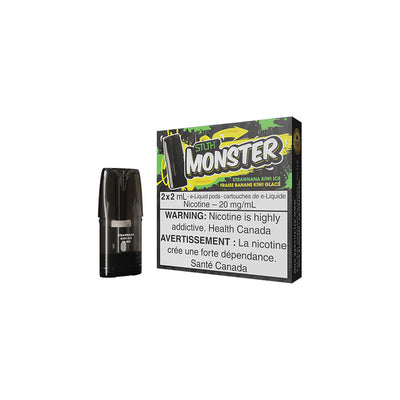 [Vape Pods] STLTH Monster - Strawnana Kiwi Ice (2pk) Vape Pods