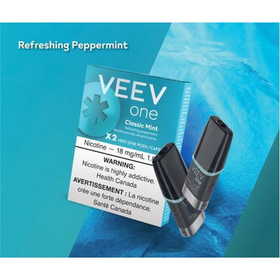 [Vape Pods] VEEV One Pod - Classic Mint (2pk)