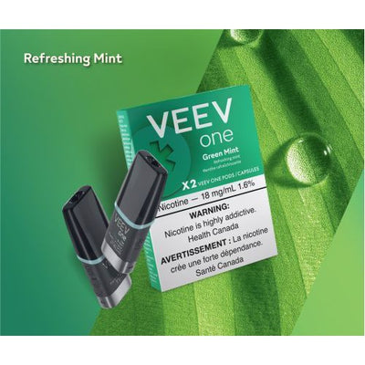 [Vape Pods] VEEV One Pod - Green Mint (2pk)