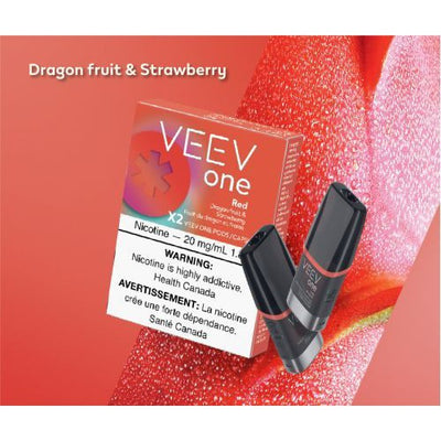 [Vape Pods] VEEV One Pod - Red (2pk)