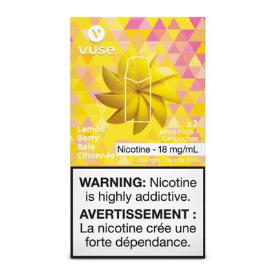 [Vape Pods] VUSE ePod - Lemon Berry (2pk) Vape Pods