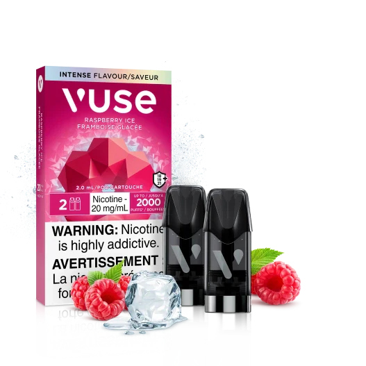 [Vape Pods] VUSE ePod - Raspberry Ice (2pk) Vape Pods Vancouver Toronto Calgary Richmond Montreal Kingsway Winnipeg Quebec Coquitlam Canada Canadian Vapes Shop Free Shipping E-Juice Mods Nic Salt