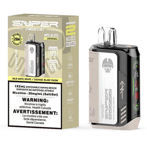 [Disposables] Sniper by VAPMOD - Wild White Grape Disposable Pod Systems