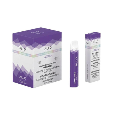 [Disposables] ALLO Ultra 500 - Grape Ice Disposable Pod Systems