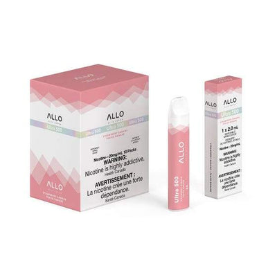 [Disposables] ALLO Ultra 500 - Strawberry Banana Disposable Pod Systems