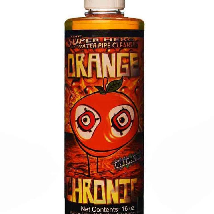 Orange Chronic Bong Cleaner 16oz Bongs & Rigs Vancouver Toronto Calgary Richmond Montreal Kingsway Winnipeg Quebec Coquitlam Canada Canadian Vapes Shop Free Shipping E-Juice Mods Nic Salt