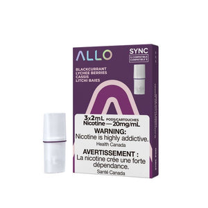 [Vape Pods] ALLO Sync - Blackcurrant Lychee Berries (3pk)