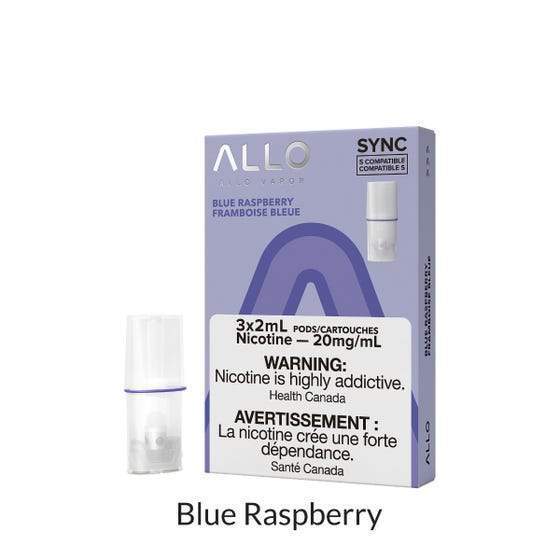 [Vape Pods] ALLO Sync - Blue Raspberry (3pk) Vape Pods Vancouver Toronto Calgary Richmond Montreal Kingsway Winnipeg Quebec Coquitlam Canada Canadian Vapes Shop Free Shipping E-Juice Mods Nic Salt