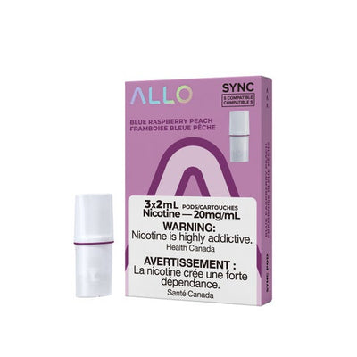 [Vape Pods] ALLO Sync - Blue Raspberry Peach (3pk)