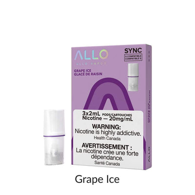 [Vape Pods] ALLO Sync - Grape Ice (3pk)