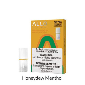 [Vape Pods] ALLO Sync - Honeydew Menthol (3pk)