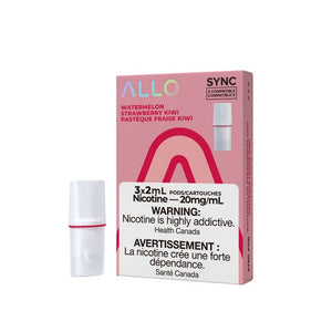 [Vape Pods] ALLO Sync - Watermelon Strawberry Kiwi (3pk) Vape Pods