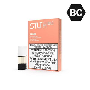 [Vape Pods] STLTH Bold - Peach (3pk) Vape Pods