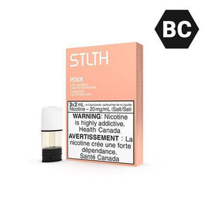 [Vape Pods] STLTH - Peach (3pk) Vape Pods