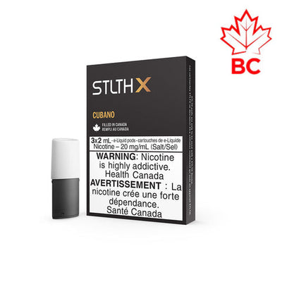 [Vape Pods] STLTH X - Cubano (3pk) Vape Pods